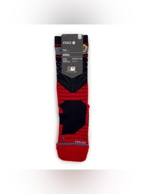 Stance MLB Diamond Pro Fourth of July Baseball Crew Socks Mens Medium 6-8.5
